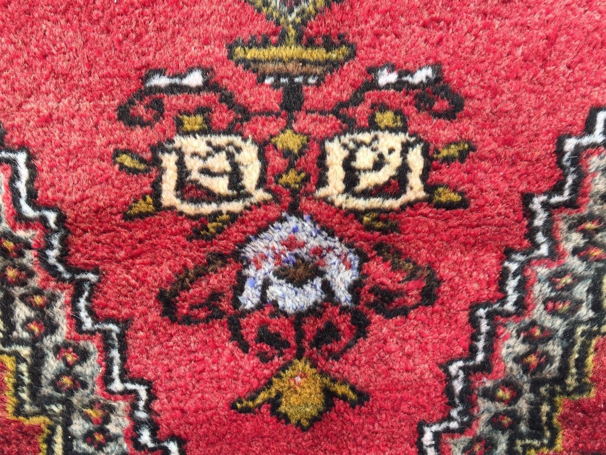 Turkish Prayer Rug vegetable dye 195x112cm