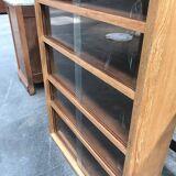 Solid oak bookcase 1950