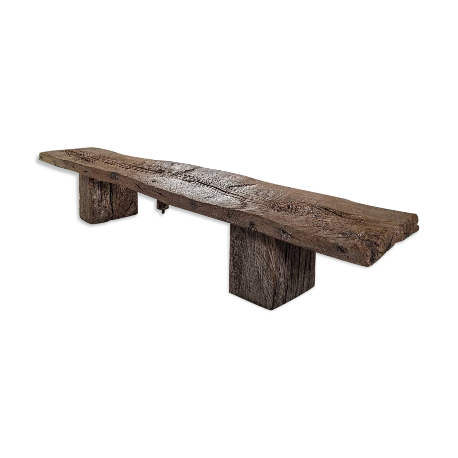 Solid oak coffee table