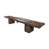 Solid oak coffee table
