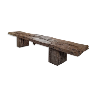 Solid oak coffee table