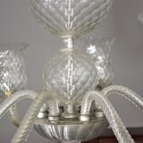 Venini ceiling lamp in Murano glass, 1950