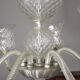 Venini ceiling lamp in Murano glass, 1950