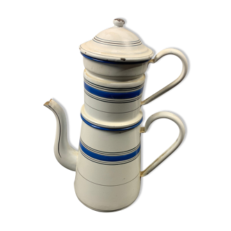 Enamelled coffee maker