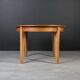 Unique dining set: Extendable round table and Czech chairs by Antonín Šuman