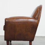 Cowhide Leather Design Armchair