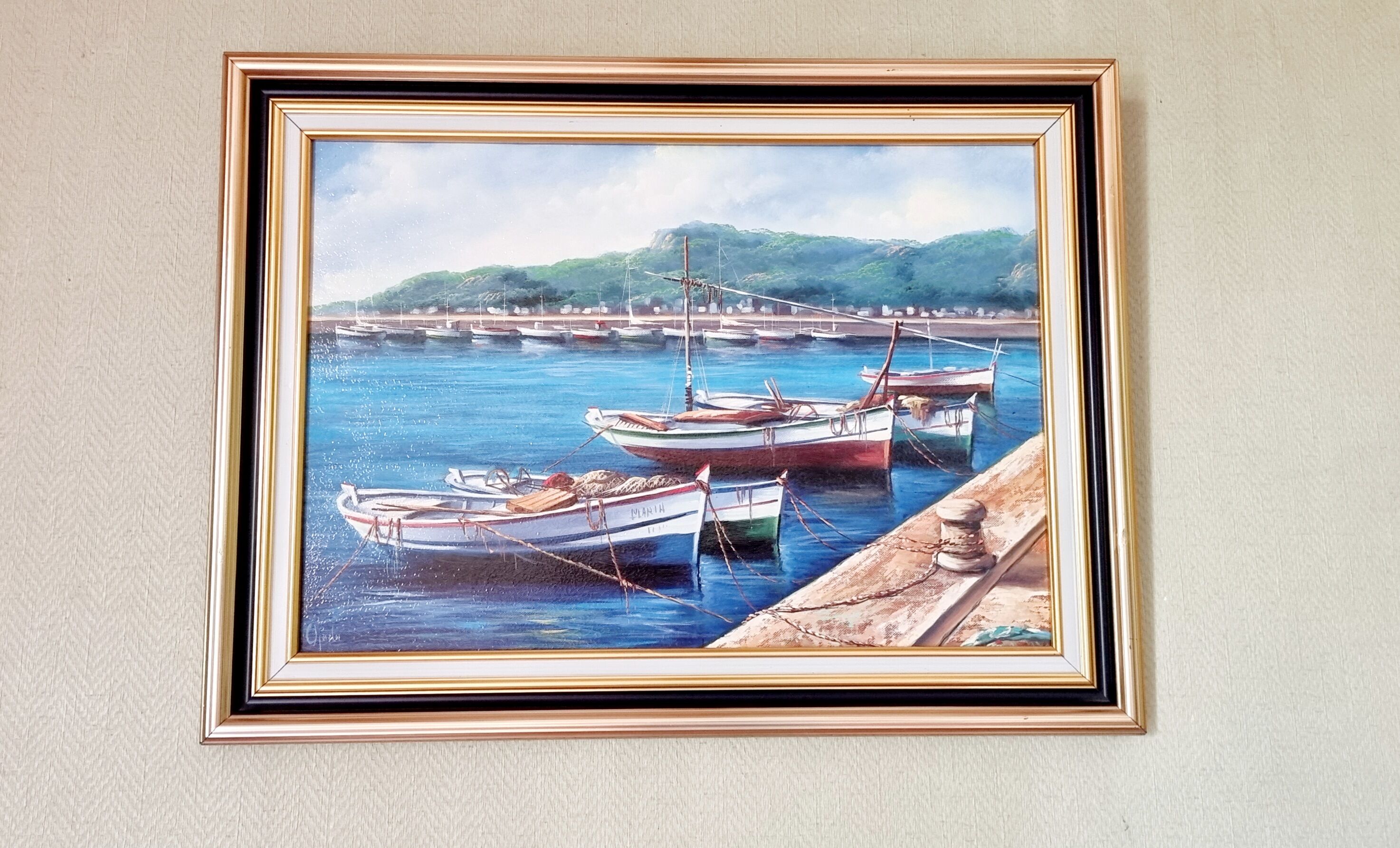 Cuadro con Óleo sobre Lienzo Original firmado por Ojeda