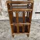 Vintage 1960s Rattan Shelf Unit with 3 Shelves #D621
