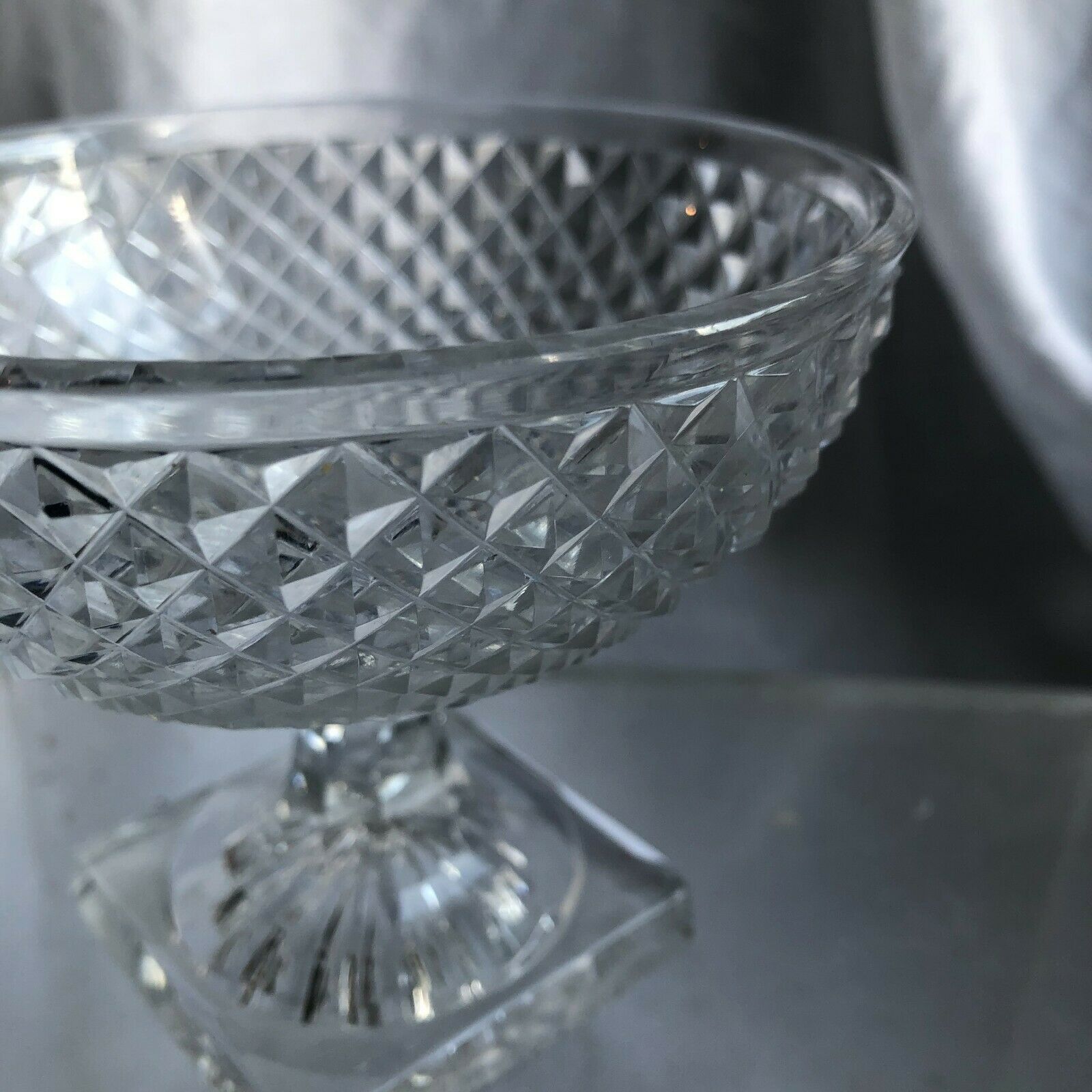 Coupe vide poche en cristal 19ème siècle