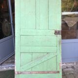 Old patinated woodwork door