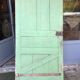 Old patinated woodwork door