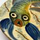 Wall plate fish – Puigdemont ceramic, 1960s