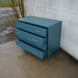Blue vintage chest of drawers