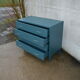 Blue vintage chest of drawers