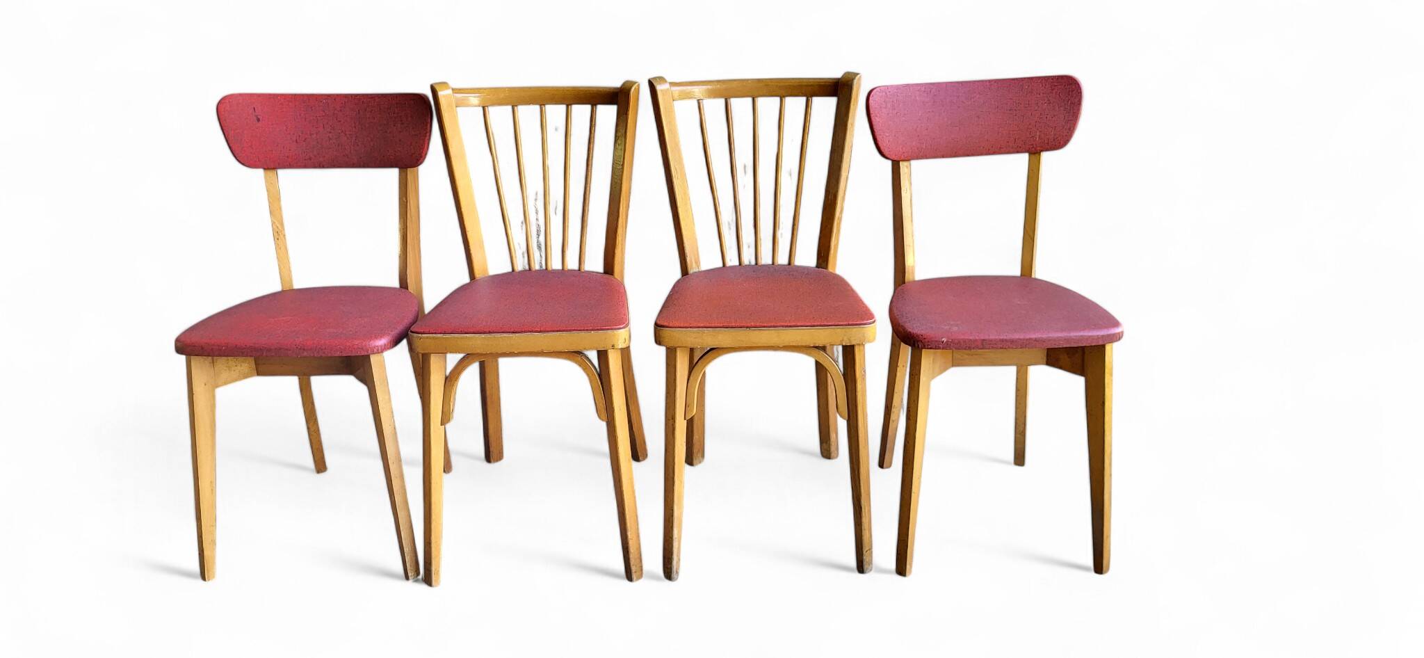 4 vintage & Baumann chairs