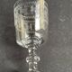 6 Baccarat port glasses engraving 3458