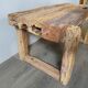 Coffee table in reclaimed wood