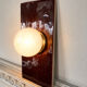 Ceramic zellige wall lamp
