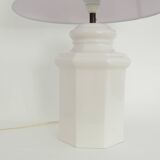 White ceramic lamp