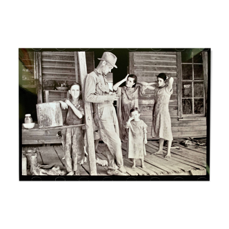 📸 Fine Art Photograph by Walker Evans – Sharecropper Children, Alabama (1936)