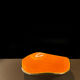 Plat orange céramique