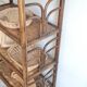 Vintage rattan library from the 70s