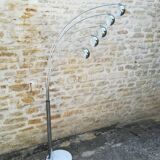 Chromium thrush floor lamp