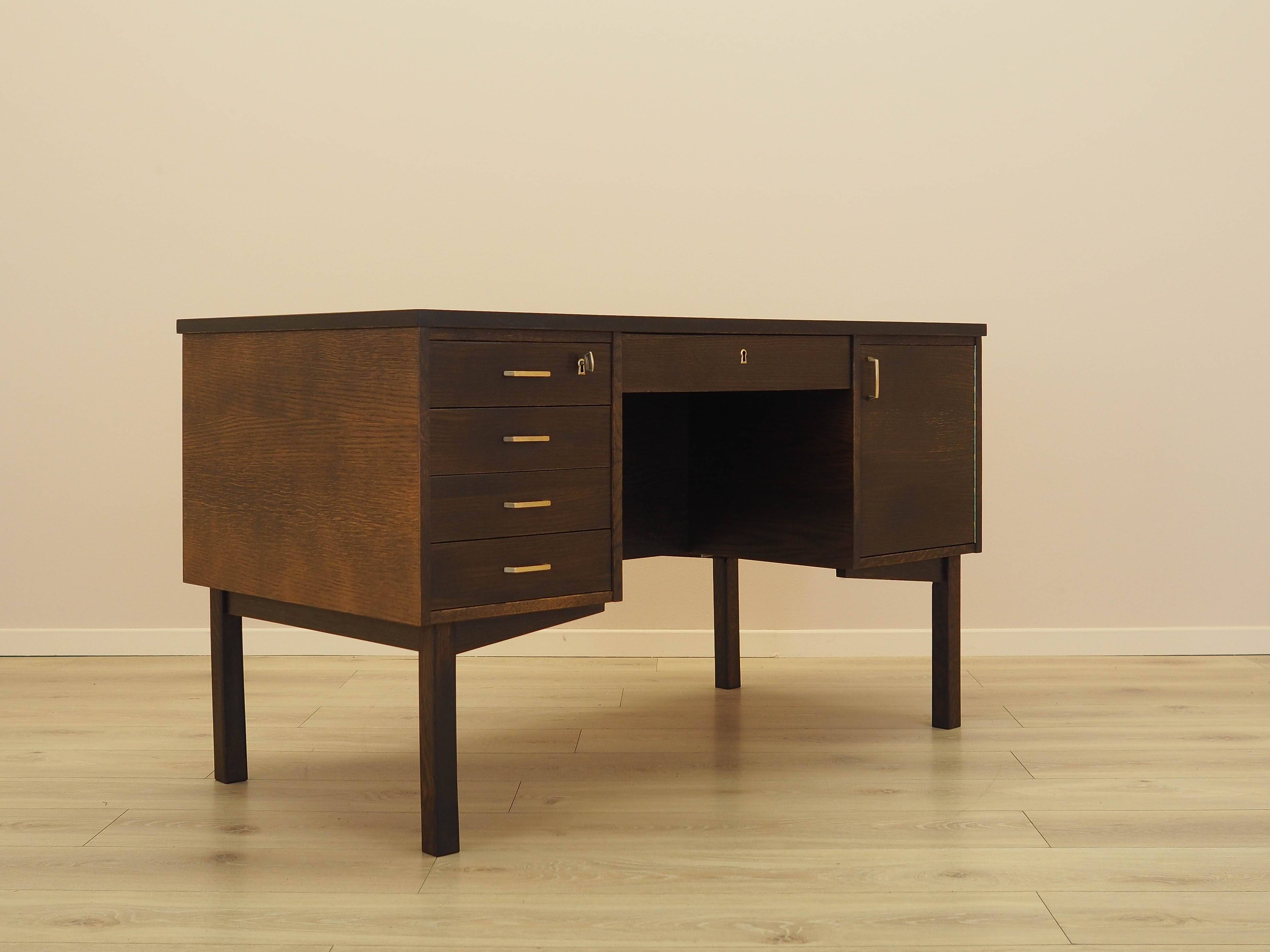 Oak desk, Danish design, 1970s, made in Denmark