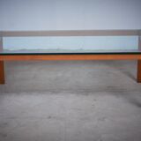 Teak and Glass Coffee Table, Denmark, 1960s