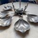 Cendrier fleur vintage pétales amovibles