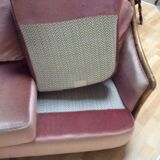 Sofa 2 places in pink velvet