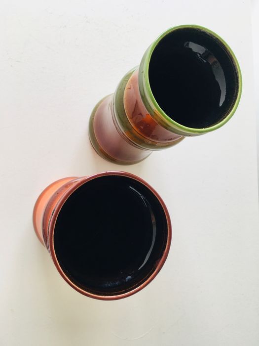 2 vintage vases from West Germany by Alfred Klein (AK) Keramik