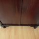 Brown lacquered Chinese wardrobe from Shandong.