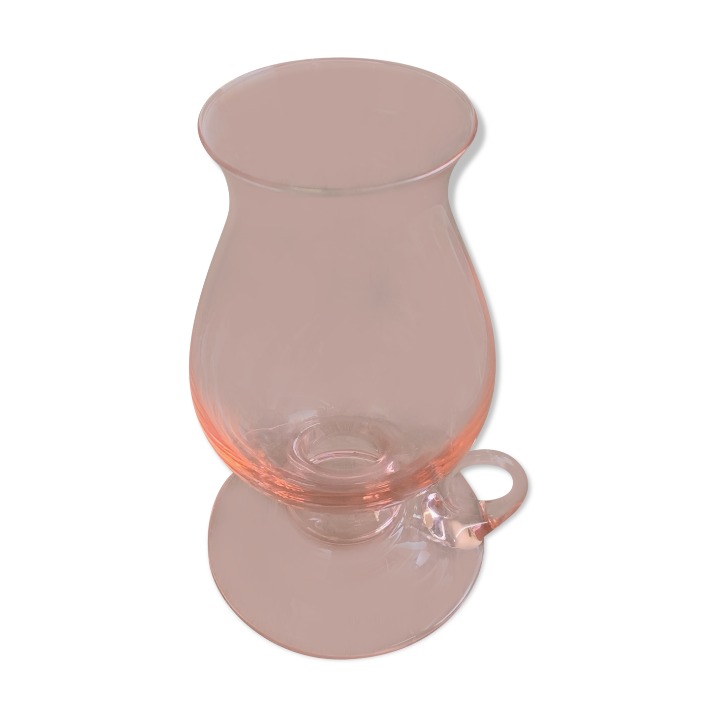 A good glass/or a pink glass lamp from the 1950s
