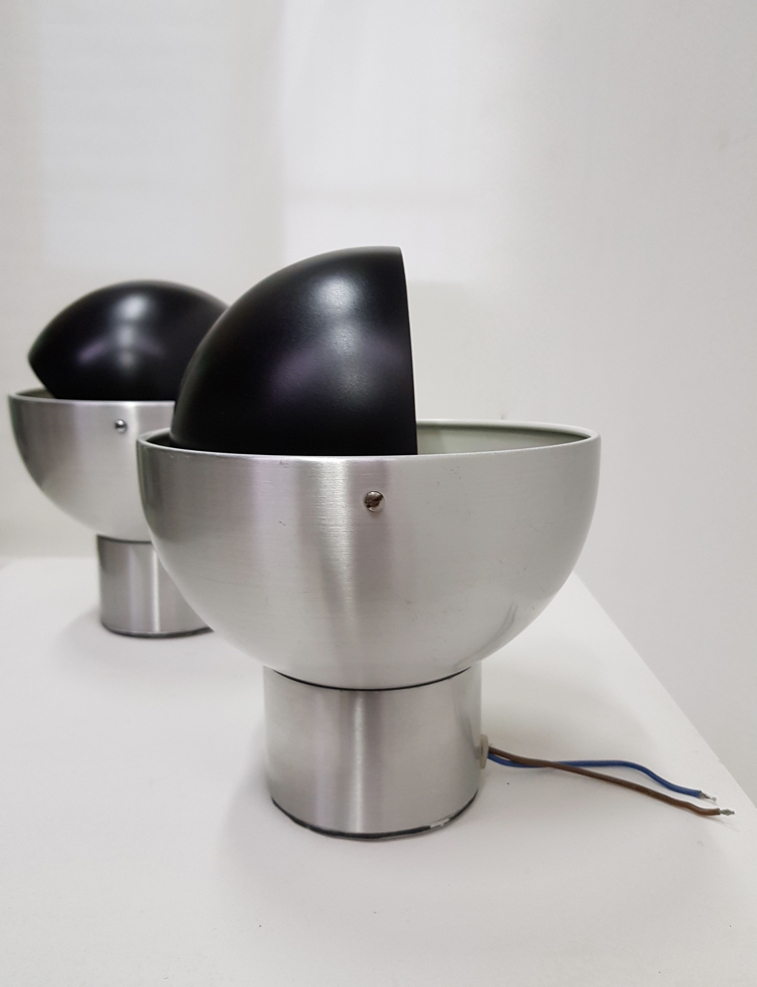 Pair of wall light WL1105 Radboud van Beekum edition Raak 1970s
