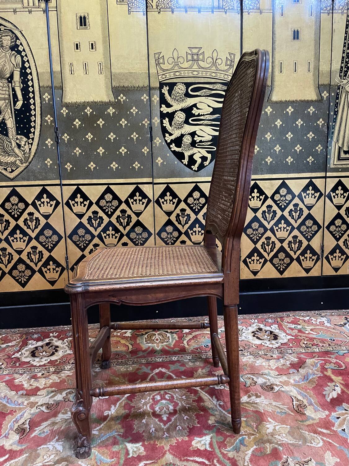 Suite of 6 Louis XVI style cane chairs