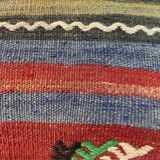 Vintage turkish handmade kilim cushion cover , 30 x 50 cm