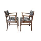 Art Deco Armchair in Limed Oak by De Coene Fères, 1935