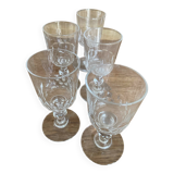 Verre à alcool vintage