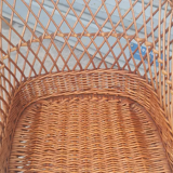 Children's chair in rattan and wicker
