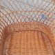 Children's chair in rattan and wicker