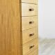 Midcentury G Plan Quadrille Teal Tallboy / Chest Of Drawers. Vintage Modern