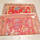 Hamadan vintage Oriental carpet 198 x 130 cm