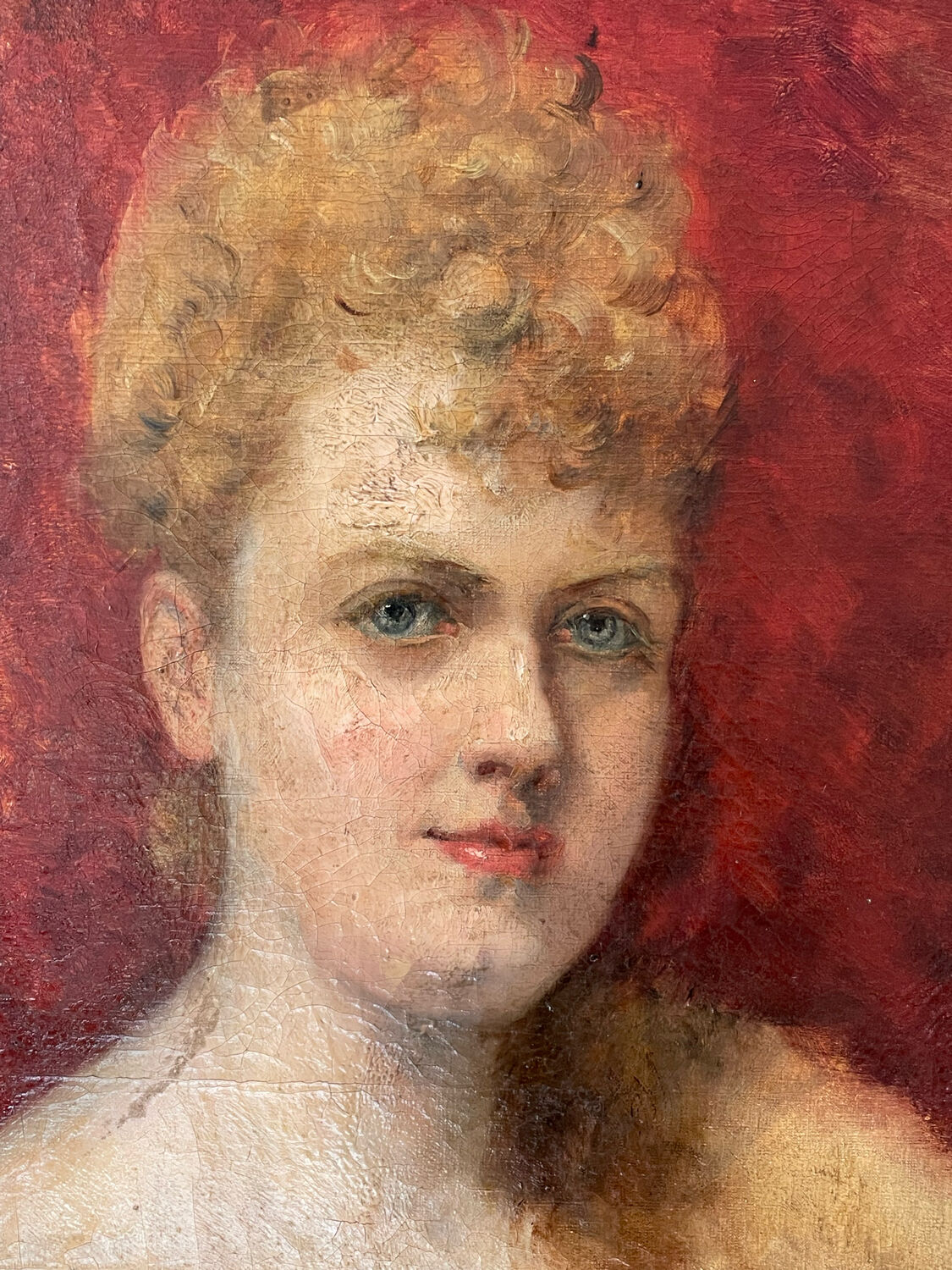 Portrait d’une élégante circa 1900