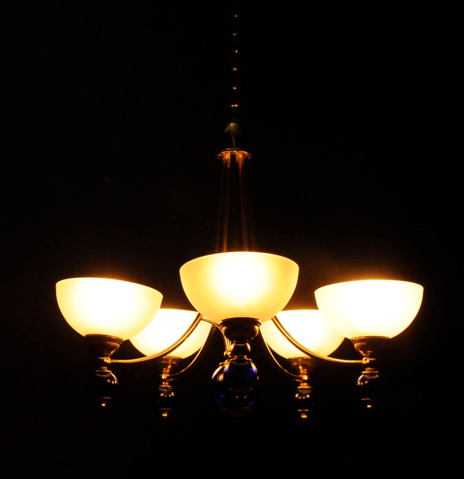 Italian chandelier signed