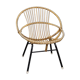 Rattan armchair Dutch Design 1960