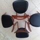 Set of 4 vintage chairs by Roger Landault for the Sentou House