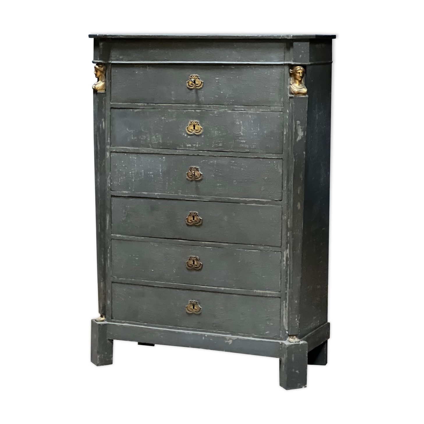 Commode patinée
