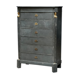Patinated chest of drawers