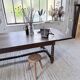 Solid oak table 1900 drapery style XL 280cm with extensions